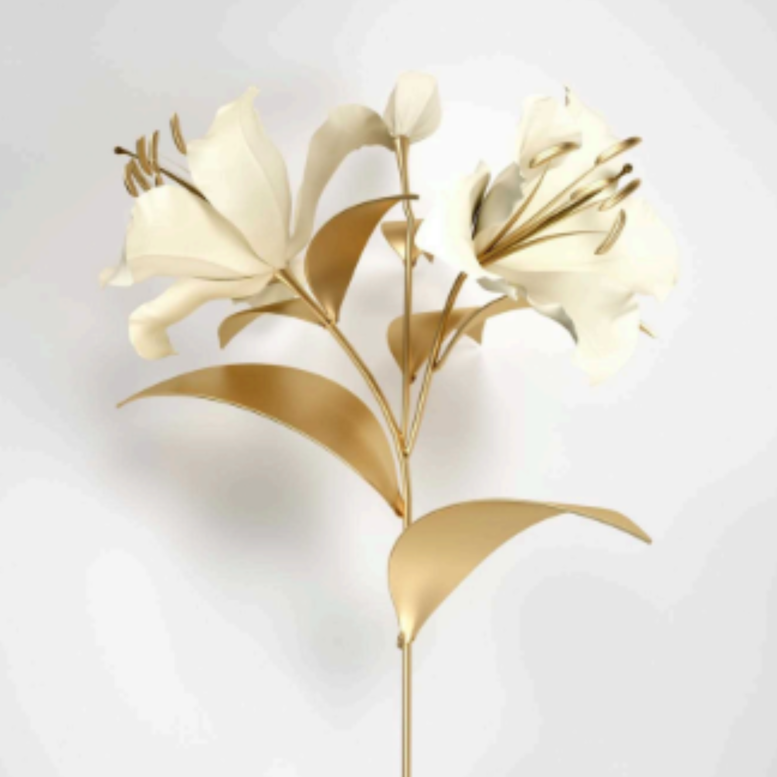White Gold Flower